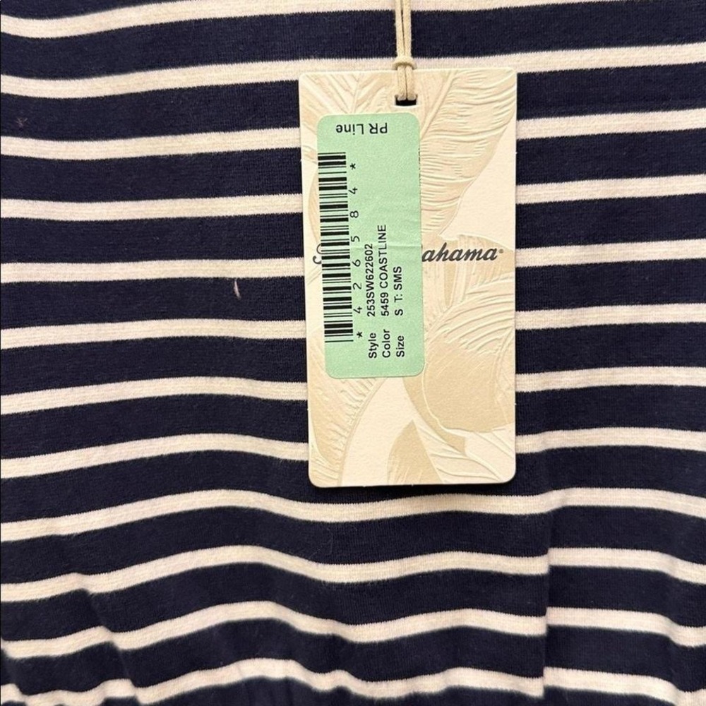 NWT Tommy Bahama women's small Seabright Coast midi dress in a coastline color. - Picture 6 of 8